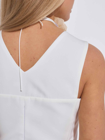 Кроп-топ женский классический с круглым вырезом