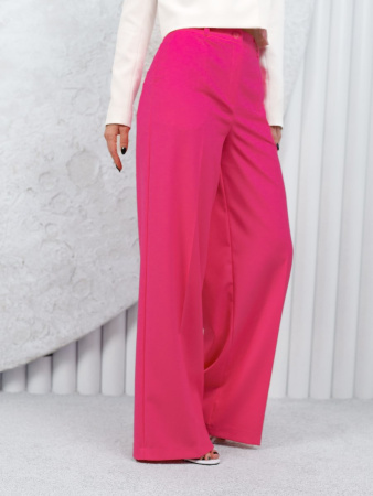 Брюки-палаццо женские из вискозы, фуксия