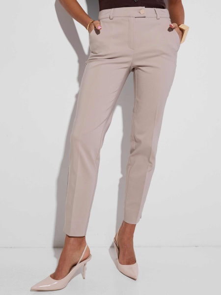Брюки женские офисные, бежевые