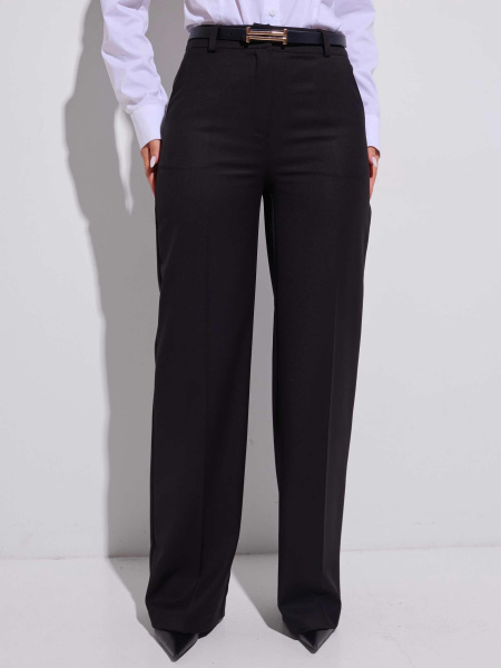 Брюки классические из вискозы, черные