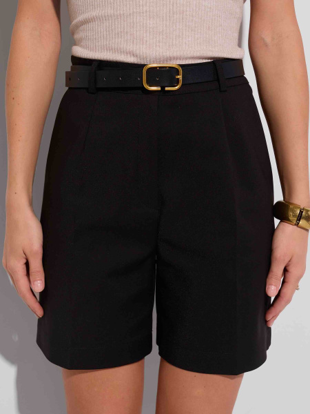 Шорты женские классические, черные