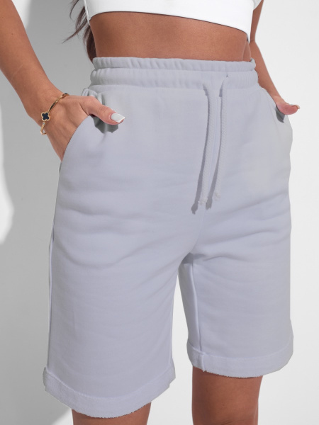 Шорты женские трикотажные, серые