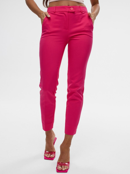 Брюки женские офисные, фуксия
