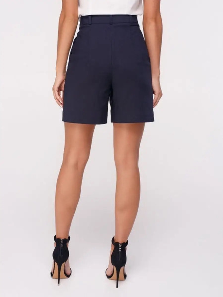 Шорты женские классические, темно-синие