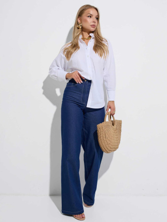 Рубашка женская классическая из хлопка