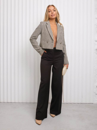 Жакет женский укороченный из твида