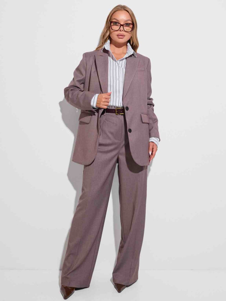 Жакет женский из вискозы оверсайз, капучино