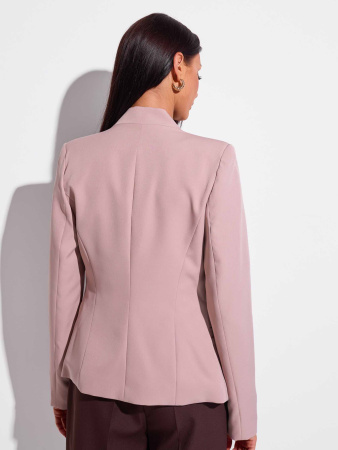 Жакет женский приталенный, темно-бежевый