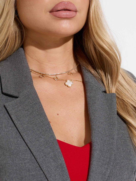 Женский приталенный жакет из поливискозы, серый