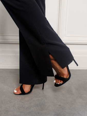 Брюки женские классические с разрезами сбоку