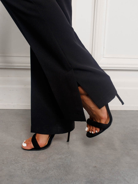 Брюки женские классические с разрезами сбоку