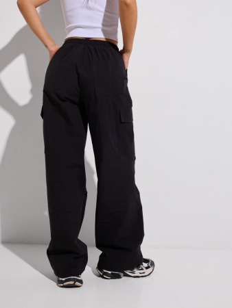 Брюки-баллоны спортивные женские с карманами