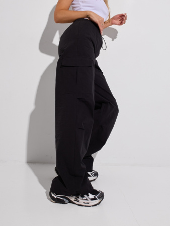 Брюки-баллоны спортивные женские с карманами
