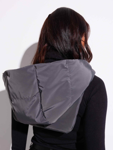 Капор женский, графитовый