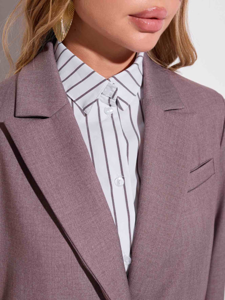 Жакет женский из вискозы оверсайз, капучино