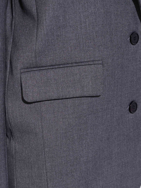 Жакет женский из вискозы оверсайз, графит