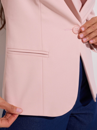 Женский приталенный жакет из хлопка