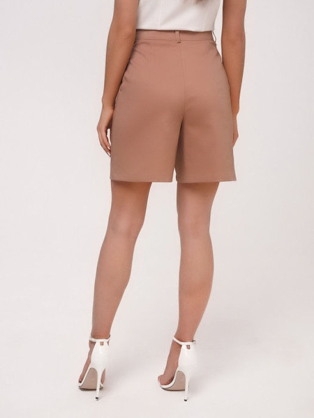 Шорты женские классические, кофейные