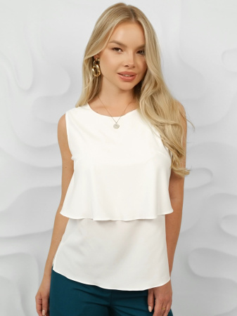 Топ женский классический с воланом