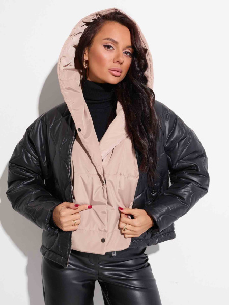 Капор женский, бежевый