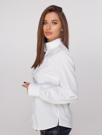 Блузка женская с воротником-стойкой