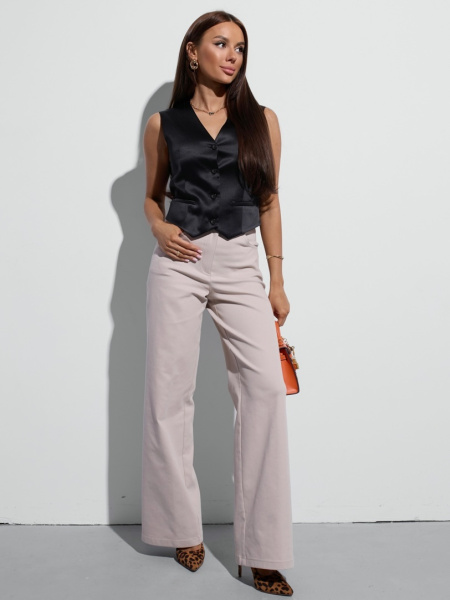 Джинсы трубы женские