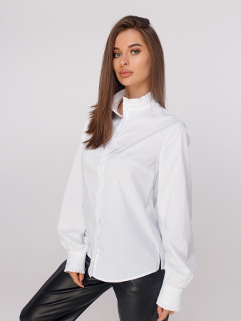 Блузка женская с воротником-стойкой