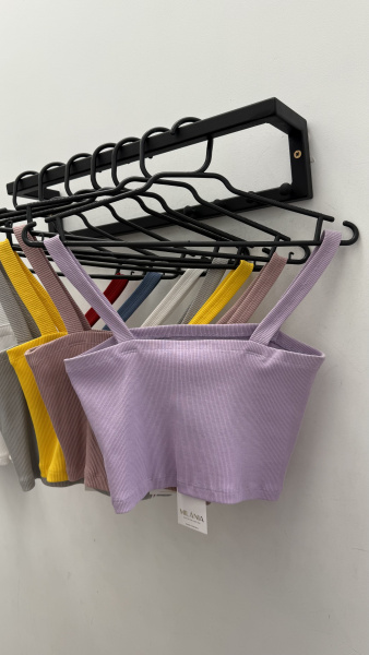 Топ базовый кашкорсе, сиреневый