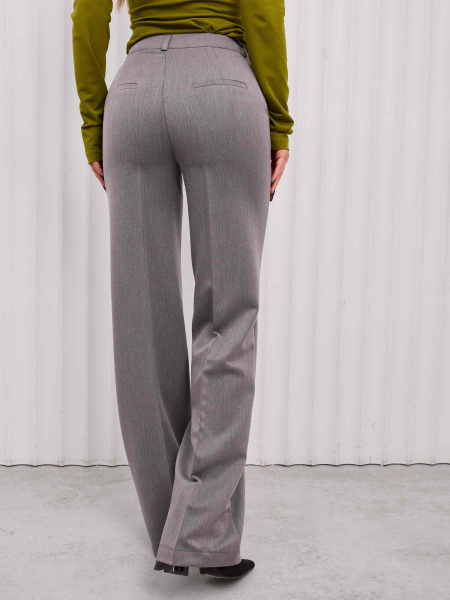 Брюки из вискозы классические, серые