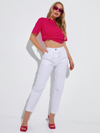 Футболка женская базовая, фуксия