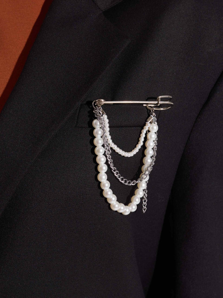 Жакет оверсайз с акцентными плечами, черный