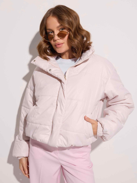 Куртка демисезонная, жемчужная