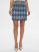 Юбка из твида с в клетку