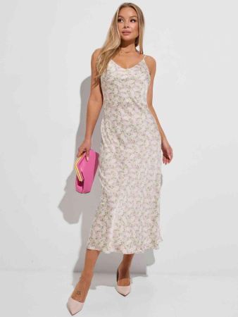 Платье-комбинация женское на регулируемых бретельках