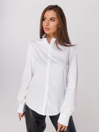 Блузка женская с воротником-стойкой