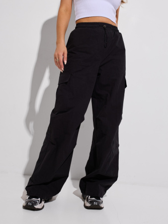 Брюки-баллоны спортивные женские с карманами