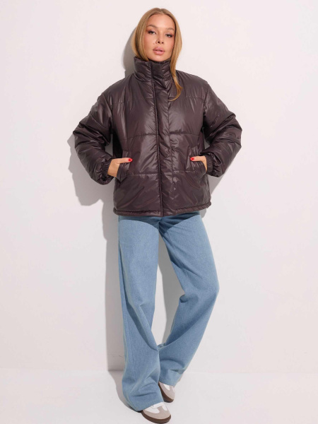Куртка демисезонная, горький шоколад