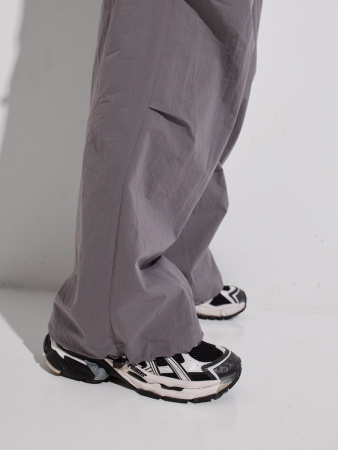 Брюки-баллоны спортивные женские, серые