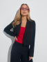 Жакет женский укороченный двубортный