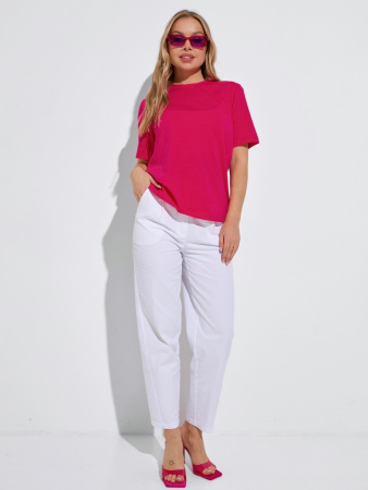 Футболка женская базовая, фуксия