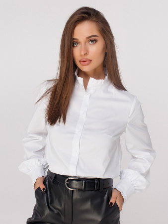 Блузка женская с воротником-стойкой