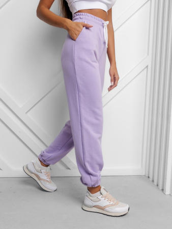 Брюки спортивные женские, сиреневые