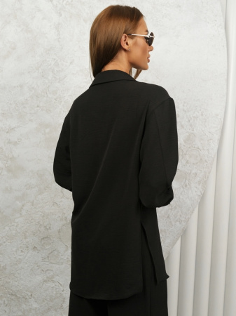 Рубашка женская с накладными карманами