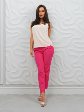 Топ женский на бретельках, белый