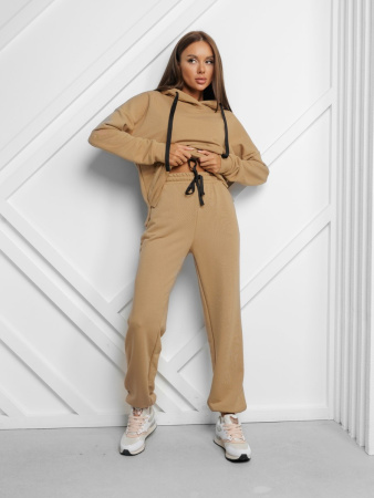 Брюки женские спортивные, бежевые