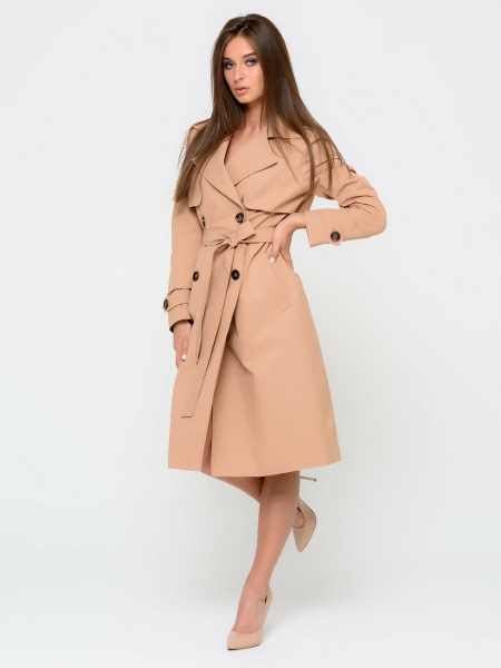 Тренч женский с отлетной кокеткой классический 