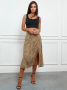 Юбка-миди с разрезом