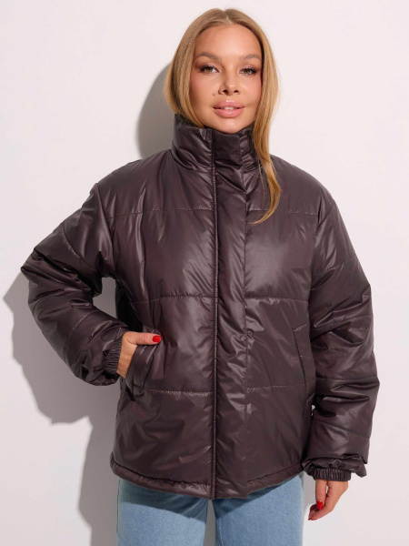 Куртка демисезонная, горький шоколад