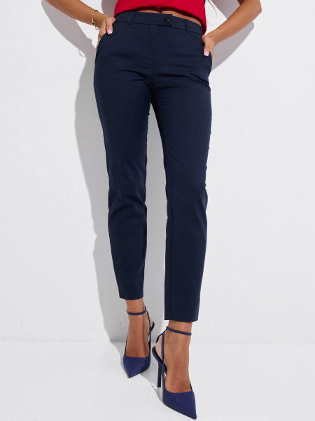 Брюки женские офисные, темно-синие