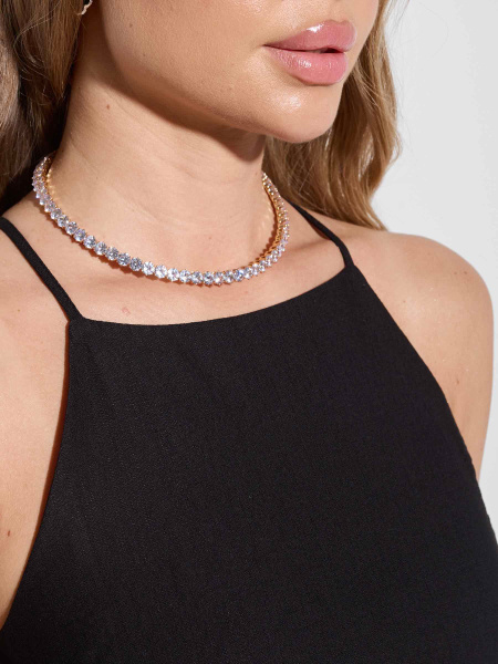 Платье мини летнее на бретельках, черное